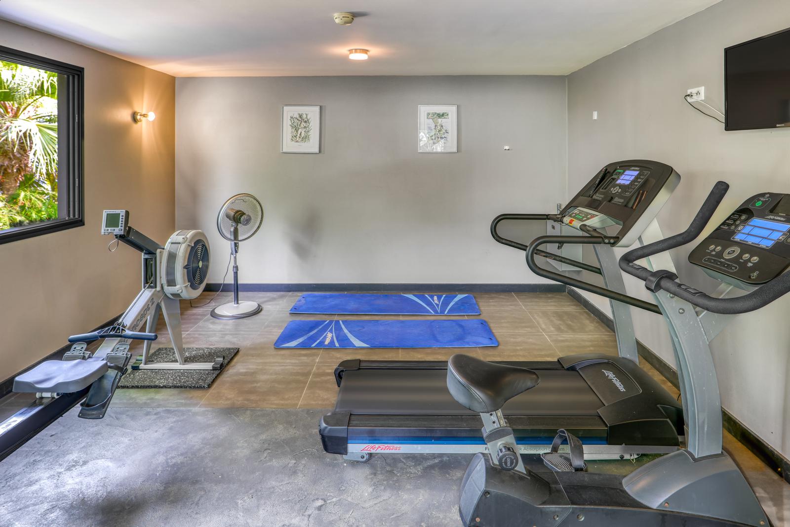 Salle de sport de la Villa Roméo
